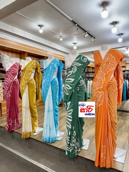 Sri Lanka Handmade Batik Sarees | ශ්‍රී ලංකා අතින් නිම කළ බතික් සාරි