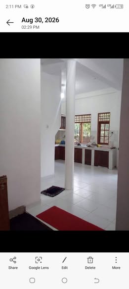 2-Bedroom Tiled House for Rent near Delpe Junction, Ragama – Rs 50,000/month