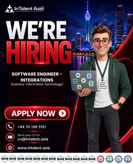 Software Engineer – Integrations (Contract) – Job